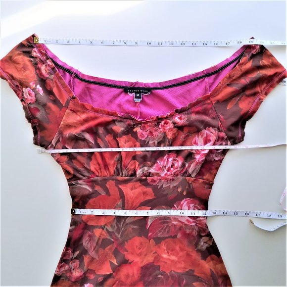 Anthro WESTON WEAR Off-Shoulder Wiggle Dress, flaw - Picture 5 of 8